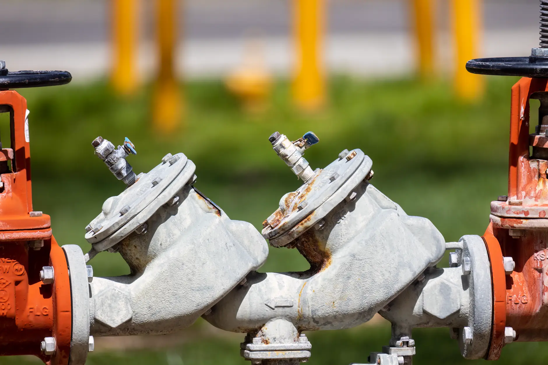 Industrial valves and flanges